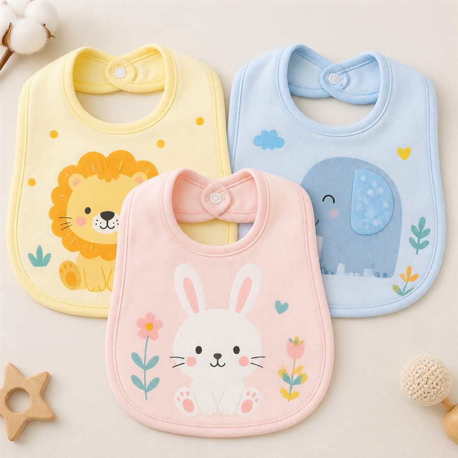 Cute Baby Bibs Pack